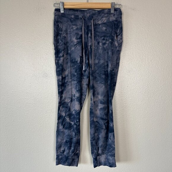 Lululemon Ready to Rulu Jogger Crop Pants Diamond Dye Lunar Rock True Navy 4 - Picture 3 of 5